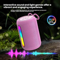Boombox sans fil SH-319 avec super basses, subwoofer, son fort et puissant, prise en charge TF USB, radio FM, lumière LED, lecteur audio pour fêtes en extérieur