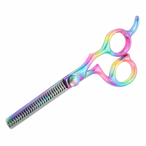 Tijeras de Entresacar Multicolor Profesionales para Peluquería Canina con Mango de Plástico - Product Image 1