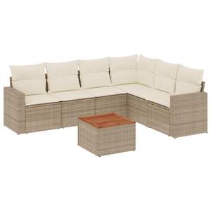Ensemble de canapés de jardin beige - Product Image 2