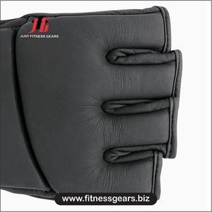 Gants de MMA JUST FITNESS GEARS pour la boxe et l'entraînement de combat, en cuir PU respirant, fermeture auto-agrippante pour le soutien du poignet - Product Image 5