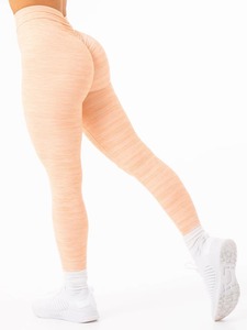Conjunto de Leggings y Sujetador Deportivo de Cintura Alta Color Lavanda para Mujer, con Logotipo Personalizado al por Mayor, OEM, 2 Piezas, Conjunto Deportivo Transpirable para Yoga - Product Image 3