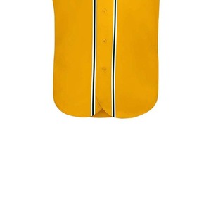 Men's <b>Baseball</b> Uniform Jersey Set Yellow With Green Numbers White Pants Breathable Polyester Short Sleeve Regular Fit All Season - Product Image 3