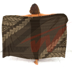Jupe tropicale en mousseline respirante pour femme, jupe moulante décontractée, jupe en dentelle à col en V, vente en gros OEM - Product Image 2