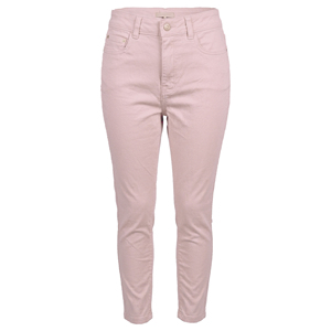 Vaqueros casuales de mujer de tiro medio, de cinco bolsillos, de pierna recta, teñidos, lavables, transpirables, de longitud completa, 7.23 oz, para primavera y verano. - Product Image 1