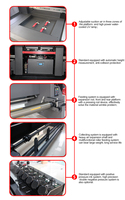 Schnelle werkseitige Installation 1,8 M UV-Hybrid drucker Wandbild dekorative Malerei Schaumstoff platten drucker UV-LED Business UV-Drucker