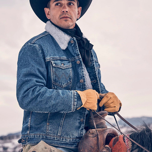 Veste en jean pour homme de haute qualité fabriquée en usine, style western, manteau décontracté, vêtements d'extérieur tendance pour homme - Product Image 5
