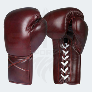 Gants de boxe MMA, Muay Thai, pour enfants et adultes, entraînement, combat sur sac de sable, gants professionnels, or, cuir de vachette - Product Image 4