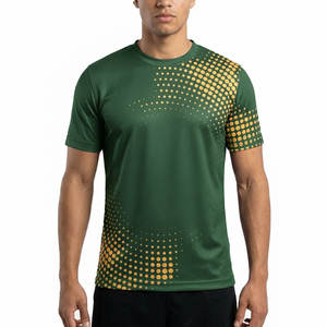 Wholesale Custom Sports T Shirt Quick Dry Polyester Gym Running Training Shirt Soccer Jersey OEM ODM Manufacturer - Product Image 1