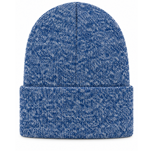Gorro de Punto Personalizado con Bordado, Gorro de Invierno con Puño, Hilo Melange, Unisex, Gorro Cálido, Marca Privada OEM, Ropa Deportiva Urbana - Product Image 2