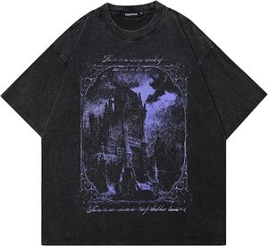 Fabricante de Ropa de Primera Calidad, Camiseta Personalizada con Bordado 3D y Lavado Ácido para Hombre, Camisetas Boxy con Borde Crudo para Hombre - Product Image 5