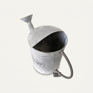 Handcrafted Vintage Galvanized Iron Watering Can Durable Rustic Metal <b>Garden</b> Tool For Indoor & Outdoor Plants Antique Style Can - Product Image 2