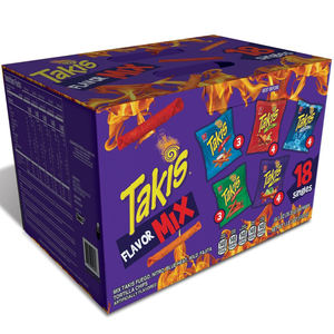 Chips de tortilla roulées Takis - Fuego Hot Chili et Lime & Takis Blue Heat Pepper édition limitée, stock frais disponible - Product Image 1
