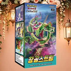 Caja de Sobres Pokémon Blue Sky Stream, Juego de Cartas Coleccionables, Edición Coreana, Paquete de Cartas de Personajes de Anime, Cartas Populares - Product Image 5