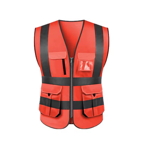 Chaleco de Seguridad Reflectante Personalizado con Múltiples Bolsillos, Ropa de Trabajo, Chaleco de Seguridad para la Construcción - Product Image 6