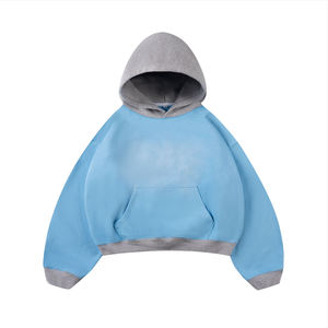 Sudadera con Capucha OEM de Algodón Grueso, Sudadera de Forro Polar, Proveedor de Marcas de Ropa Urbana de Invierno de EE. UU. al por Mayor - Product Image 3