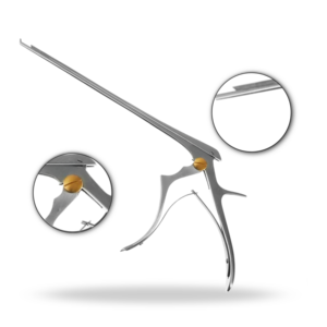 Rongeur Kerrison à plaque fine 7 et 8 pouces, instrument chirurgical neurochirurgical pour la colonne vertébrale, pour la coupe osseuse et l'utilisation en laminectomie - Product Image 1