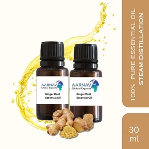 AARNAV GLOBAL EXPORTS Vegan Ginger Oil 50ML Hair Growth Serum Anti-Hair Loss Refreshing Scalp Treatment for Home Use - Product Image 3