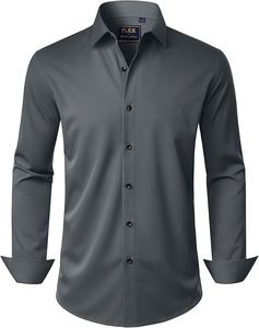 Premium Custom Printed Men's Dress Shirt in Soft Cotton Long Sleeve for Casual and Formal Wear - Product Image 1