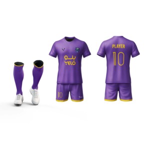 Nouvel uniforme de football pour enfants personnalisable avec logo sur mesure – Échantillon disponible - Product Image 1
