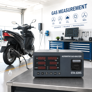 MEGAPICK CTA-2205 Analyseur de gaz d'échappement automobile coréen haut de gamme 4,5 gaz CO HC CO2 O2 NOx Testeur d'émissions de véhicules OEM ODM - Product Image 5