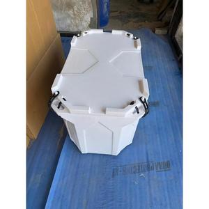 White Rotomolded Insulated <b>Cooler</b> Box PE <b>Cooler</b> Chest Waterproof Leak Proof for Cold Chain Transport Food Storage - Product Image 3