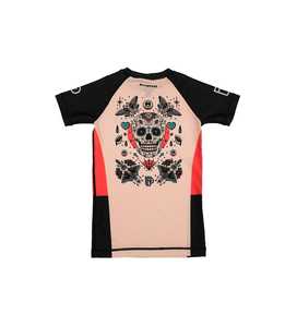 <b>Dragon</b> BJJ Rash Guard-Long Sleeve Compression Top Minimalist Retro Design Breathable Quick Dry Polyester/Cotton Fabric-Men's - Product Image 2