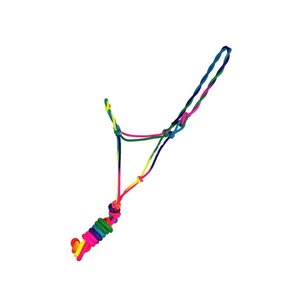 New Collection Top Quality Bright Color Cowboy Mini Size Rope <b>Halter</b> With Matching Lead Wholesale Manufacturer Supplier - Product Image 4