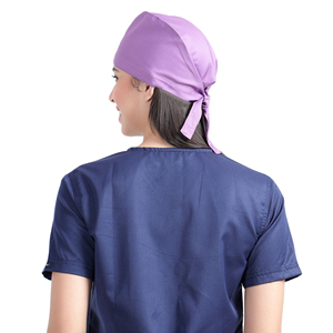 OEM Private Label Women Hospital <b>Scrub</b> <b>Cap</b> Cotton Nurse Surgical Hat Adjustable Medical Head Cover Manufacturer - Product Image 3