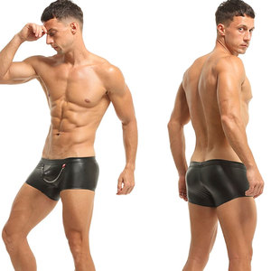Ropa Interior de Cuero PU en Oferta, Bragas Sexys de Cuero Sintético para Mujer, Tanga de Cuero Vegano para Mujer, Ropa Interior Sexy de Cuero PU Negro - Product Image 6