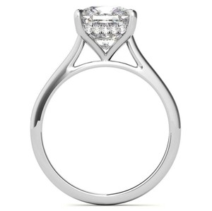 แหวนเพชรโมอิสซาไนต์ทรงคุชชั่นคัท 7.5 มม. ตัวเรือนเงินแท้ 925 ประดับเพชรแบบหนามเตย ดีไซน์หรูหรา เหมาะสำหรับงานหมั้น งานแต่งงาน งานเลี้ยง หรือเป็นของขวัญสำหรับเธอ - Product Image 4