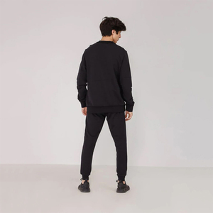 Conjunto Deportivo de 2 Piezas para Hombre, 100% Algodón, Estampado, Estilo Urbano, Traje de Jogging, Ropa de Invierno Cómoda con Forro Polar - Product Image 4
