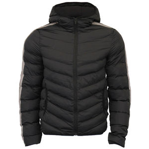 Veste matelassée en promotion, fabricant de vêtements personnalisés, vestes chaudes coupe-vent, manteau matelassé épais pour homme, veste matelassée OEM - Product Image 4