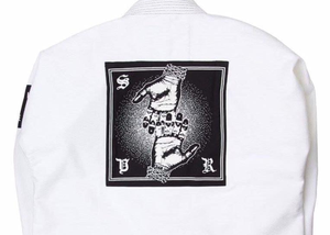 ชุดยูโด RTS คุณภาพสูง Shoyorol Batch 70 White Flag Mamba Professional 450gsm Brazilian Fighters Jiu Jitsu Gi Kimono Uniform AS-JJ-5808 - Product Image 5