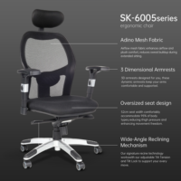 Chaise de bureau ergonomique avec appui-tête, sillas de escritorio, sillas de oficina, siege bureau, cadeira escritorio, sillas para oficina