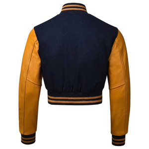 Vestes de sport de qualité supérieure, coupe courte et ajustée, style varsity, pour l'hiver et l'automne, vêtements sportifs et tendance, veste varsity - Product Image 5