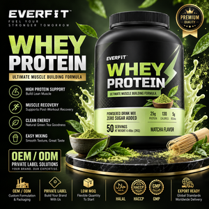Private Label <b>Vanilla</b> <b>Whey</b> <b>Protein</b> Powder Supplier Malaysia Custom Brand WPC Shake OEM Manufacturing Adult Muscle Growth 20-29g - Product Image 1