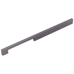 Poignée de profil minimaliste pour armoire, en aluminium, à montage en surface, pour meuble moderne, quincaillerie de chambre à coucher - Product Image 4