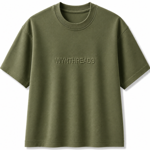 Custom Made Premium Oversized Vintage Washed Unisex Heavyweight Cotton Streetwear T-Shirts Custom Embroidery Custom Colors - Product Image 4