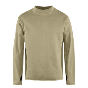 T-shirt basique à col montant pour femme, manches longues, coupe ajustée, confortable, uni - Product Image 6