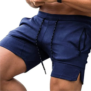 Shorts de sport pour hommes en mélange coton-polyester, respirants, personnalisables avec logo, pour la course et la gym, vente en gros - Product Image 6