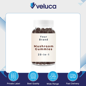 Fabricante estadounidense que vende suplementos nutricionales de alta calidad, gomitas veganas con cepa de hongos para el cerebro y la digestión, 20 en 1, para adultos. - Product Image 2