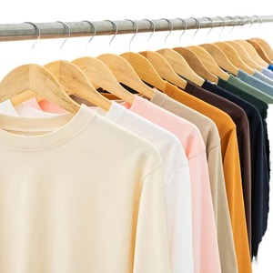 เสื้อยืดคอกลมแขนสั้นสีพื้นสำหรับผู้ชาย ผ้าฝ้ายถัก 100% ทรงปกติ สไตล์ลำลอง - Product Image 1