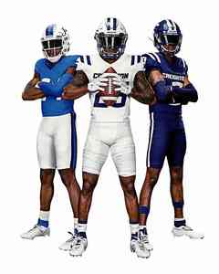 Uniformes de Fútbol Americano para Adultos, Conjuntos de Manga Corta, Transpirables, Antibacterianos, Impresión Digital, 100% Poliéster, Personalizados para Equipos - Product Image 5