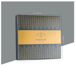 Juego de Regalo Parker Vector con Bolígrafo de Punta Fina con Detalles Cromados Estándar y Llavero Plateado, Cuerpo Rojo, Tinta Azul, para Profesionales - Product Image 2