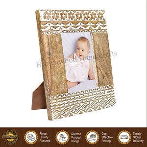 New Stock Arrival High Quality <b>White</b> Distress Finished Color Antique Decorative Mango Wood Photo <b>Frame</b> at Low Price - Product Image 6