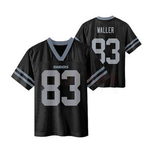 Camiseta de Fútbol Americano Unisex de Manga Corta, 100% Algodón, Antibacteriana, Verano, Alta Calidad, Servicio OEM, Gran Venta, Nuevo Diseño - Product Image 1