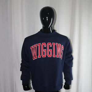 Sweat-shirts WIGGINS à col montant 450 GSM, broderie personnalisée avec nom, coupe ample et oversize, en molleton 100% coton French Terry - Product Image 2