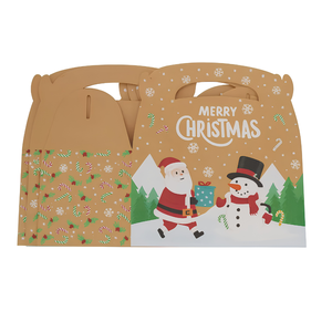 Wholesale Custom Logo <b>Christmas</b> Paper Gift <b>Boxes</b> with Handle for Retail Packaging - Product Image 6