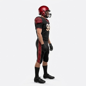 Fabricant direct de maillots de football américain personnalisés par sublimation, vente en gros, maillots de jeu respirants en mesh pour équipes - Product Image 5
