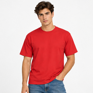 Camisetas Lisas de Algodón 100% para Serigrafía Personalizada, Venta al por Mayor, Estilo Urbano Oversize de Mezcla Pesada - Product Image 1